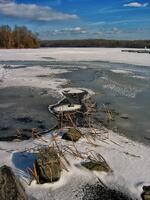 Lake Nockamixon Frozen