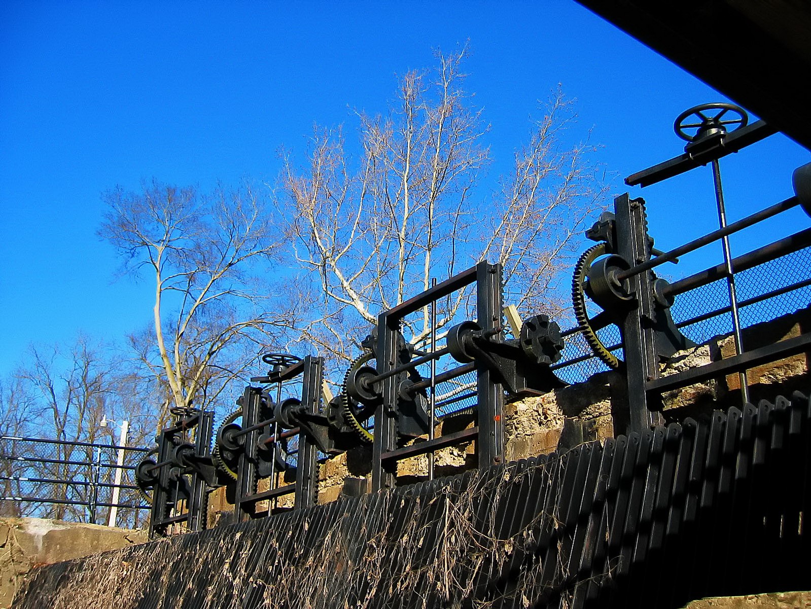 Locks 22 and 23 are located below Raubsville and once provided power to Pennsylvania Power and Light Co.