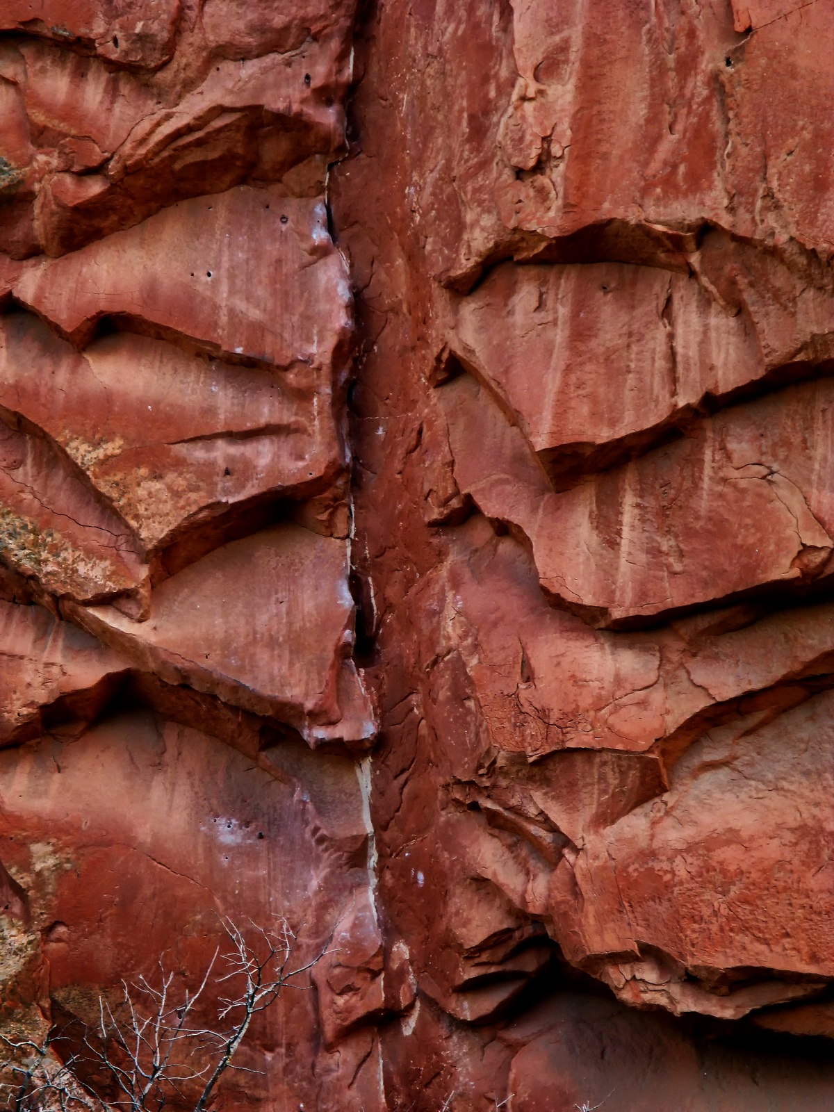 Red Rock formations were created during a geological upheavel along a natural fault line millions of years ago.