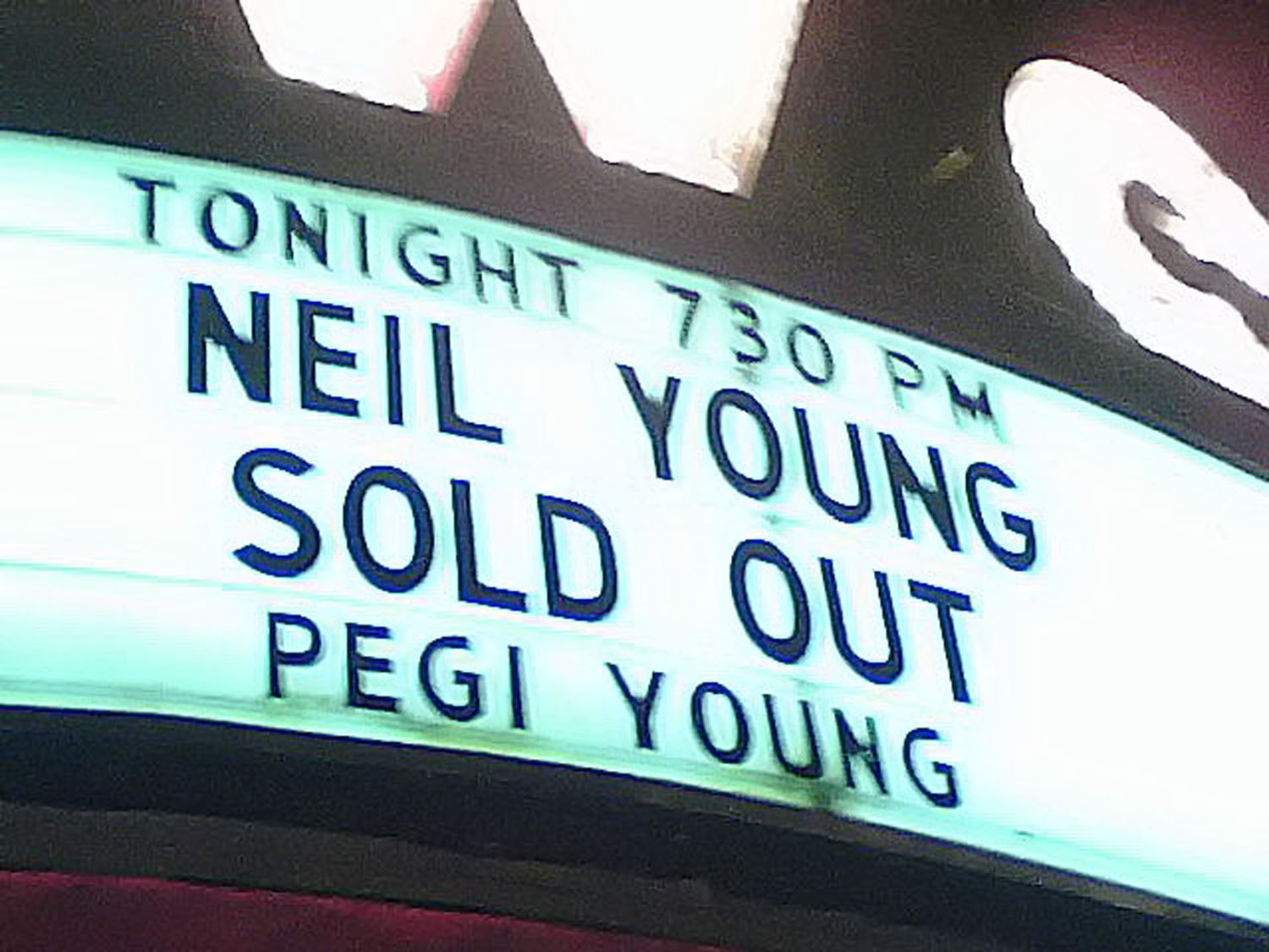 Neil & Pegi Young highlight a sold out show at the Tower Theatre.