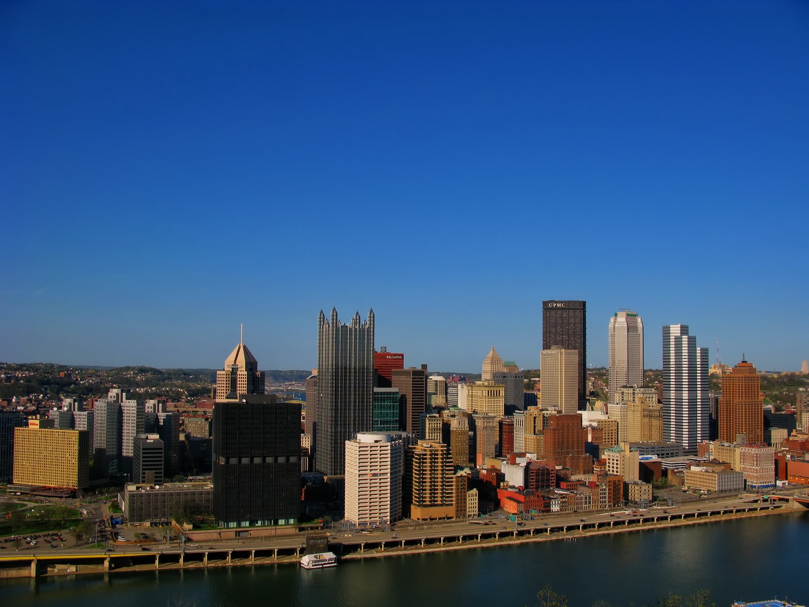 Arriving at the top of Mt Washington provides you with this great city view.