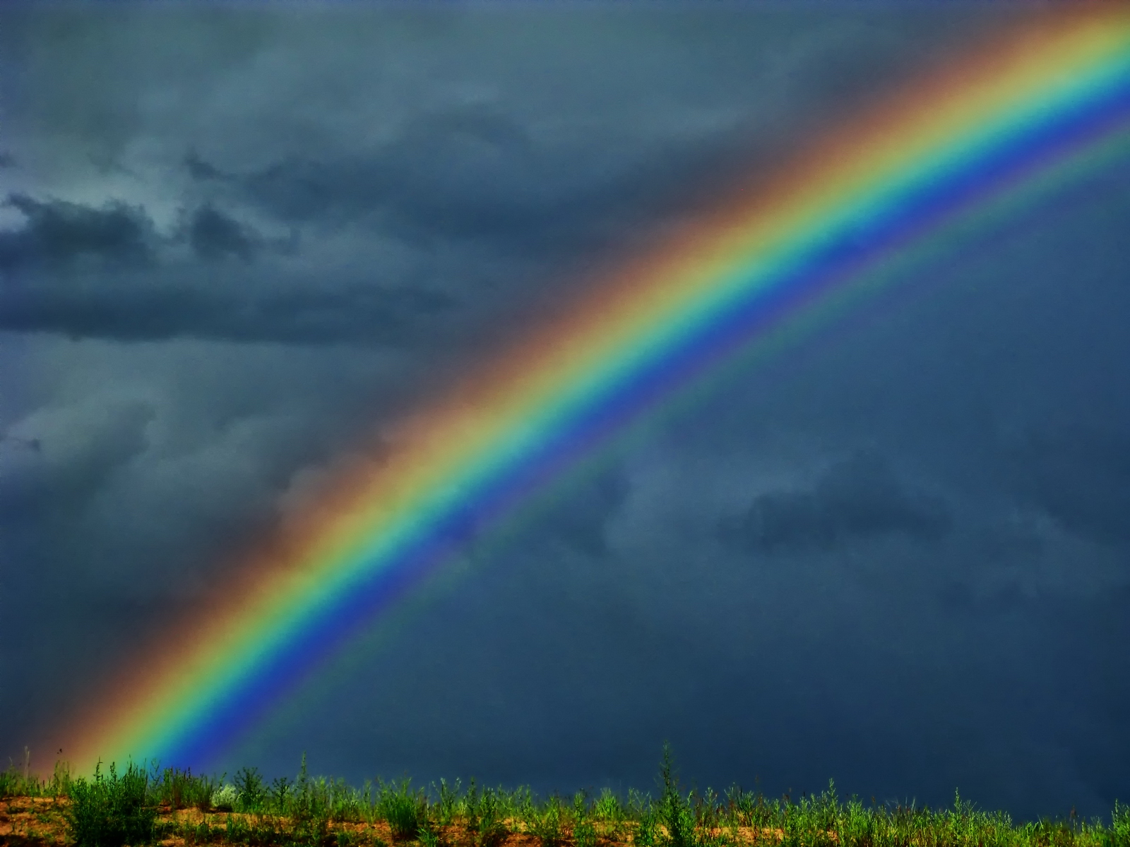 This image was found along Interstate 25 looking out on the range.