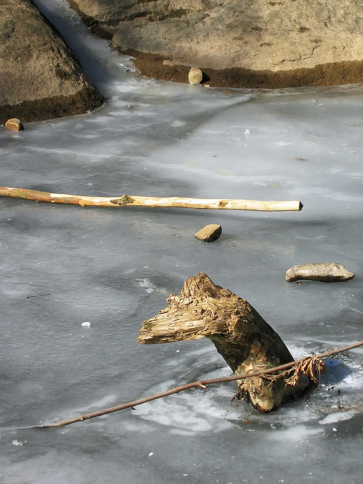 A winter battle frozen in time and ice.